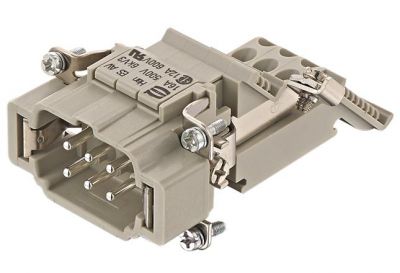 Han E AV 06 Pos. M Insert Term Block Rig