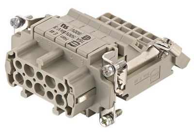 Han E AV 10 Pos. F Insert Term. Block Ri