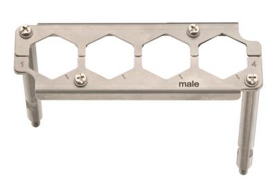 Han 24 HPR EasyCon Frame Male 4XHC350