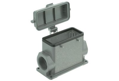 Han B Base SM HC 4 Peg plast cover 2xM32