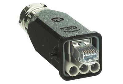 Han 3A RJ45 HYBRID PLUG DC