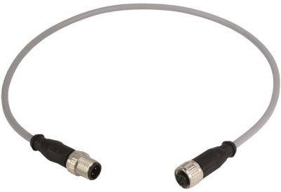 M12 Cable Assembly A-cod st/st m/f 1,5m