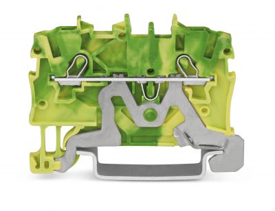 2-conductor ground terminal block1 mm², green-yellow