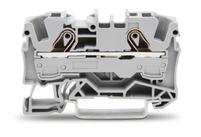 2-conductor through terminal block6 mm², gray