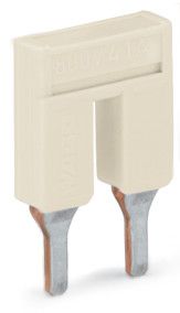 Push-in type jumper barinsulated 2-way, light gray