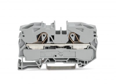 2-conductor through terminal block16 mm², gray