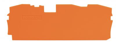 End and intermediate plate1 mm thick, orange