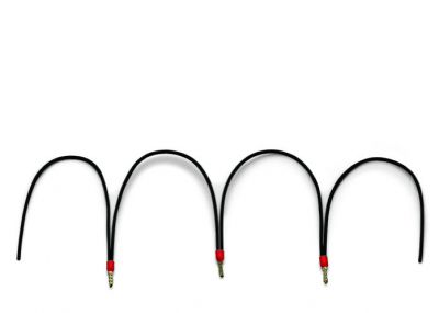 Wire commoning chaininsulated 50 connections, black