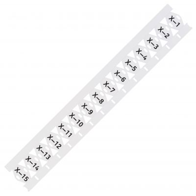Cable tie markerfor Smart Printer for use with cable ties, white