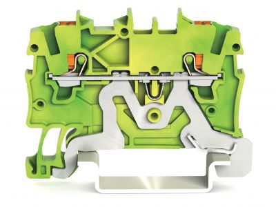 2-conductor ground terminal block1 mm², green-yellow
