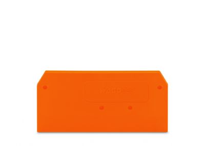 End and intermediate plate2.5 mm thick, orange