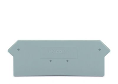 End and intermediate plate2.5 mm thick, gray