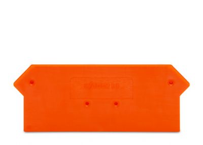 End and intermediate plate2.5 mm thick, orange
