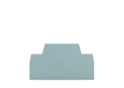 End and intermediate plate2.5 mm thick, gray