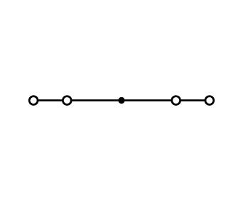 4-conductor through terminal block4 mm², red