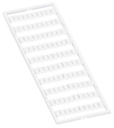 WMB marking cardas card, white