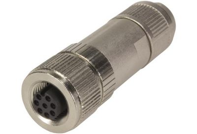PLUG M12-F 8 POLOS / A-COD