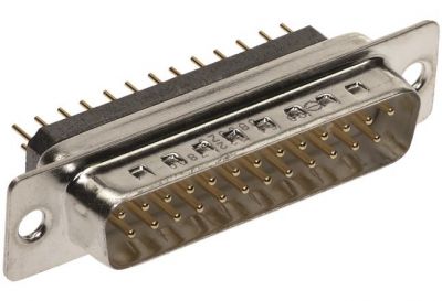 25 way Straight Male Ferrite Wout