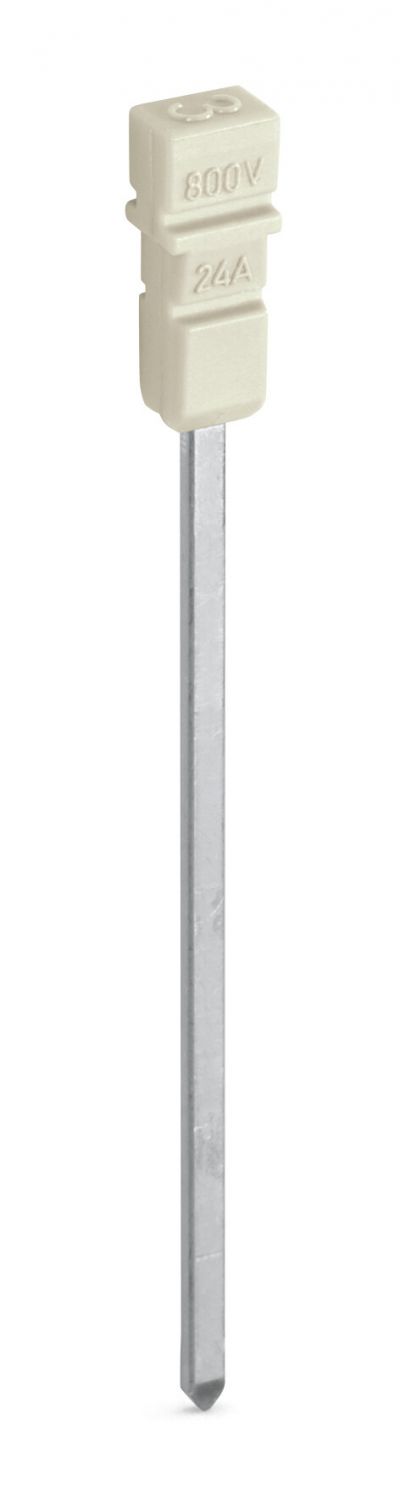 Triple-deck vertical jumperinsulated, light gray