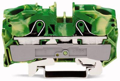 2-conductor ground terminal block16 mm², green-yellow