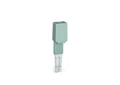 Test plug adapter8.3 mm wide for 4 mm Ø test plugs, gray