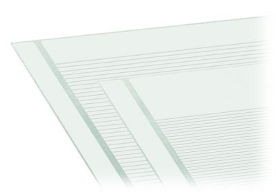 Marking stripsas a DIN A4 sheet, white