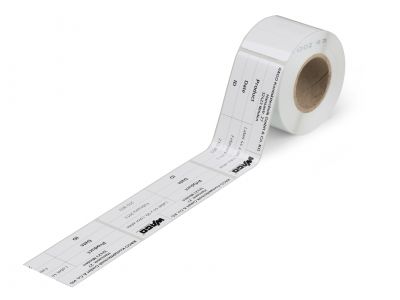 Type labels99 x 44 mm