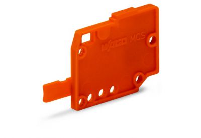 End plate1.5 mm thick, orange