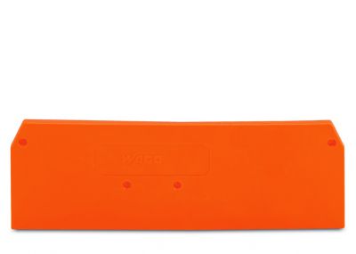 End and intermediate plate2 mm thick, orange