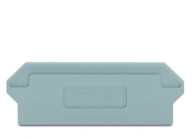 Separator plate2 mm thick oversized, gray