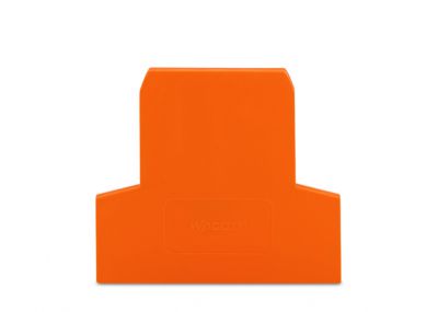 End and intermediate plate2.5 mm thick, orange