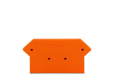 End and intermediate plate3 mm thick, orange