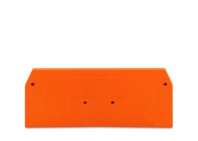 End and intermediate plate2.5 mm thick, orange