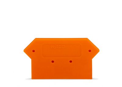 End and intermediate plate4 mm thick, orange