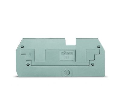 Step-down cover plate1 mm thick with 2-conductor 282-901 tbs, gray