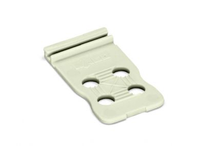 Strain relief plate12.5 mm wide, light gray