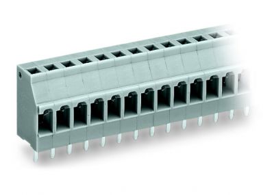 PCB terminal block2.5 mm² Pin spacing 5 mm 6-pole, gray