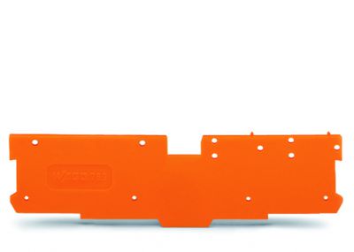 End and intermediate plate1.1 mm thick, orange