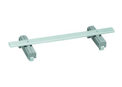 Carrier with 2 grounding feetparallel to carrier rail 125 mm long